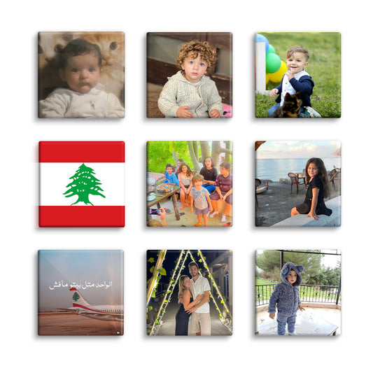 Custom Photo Magnet – Square 6.5 cm