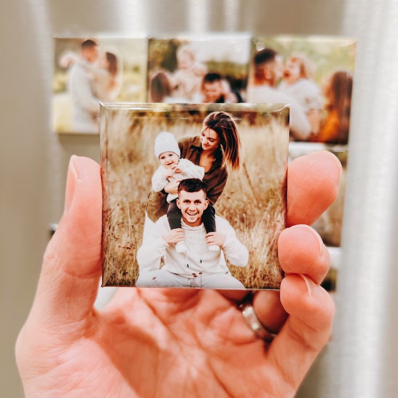 Custom Photo Magnet – Square 6.5 cm