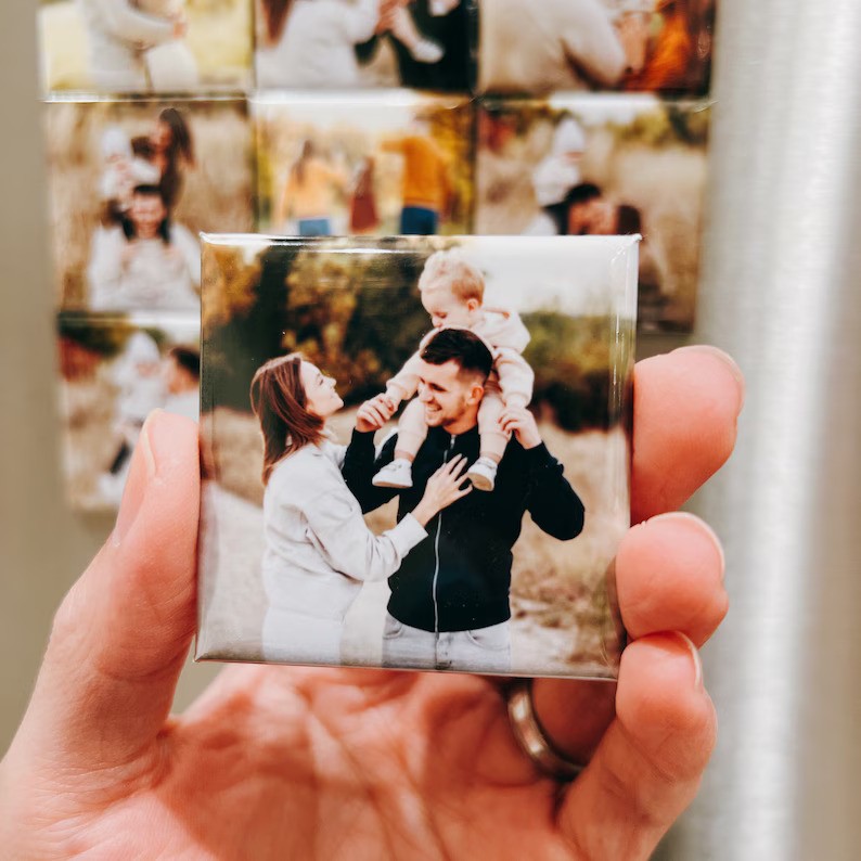 Custom Photo Magnet – Square 6.5 cm